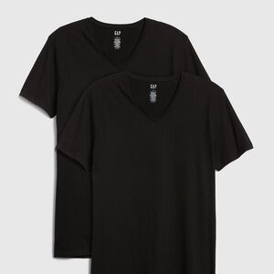 GAP Black Short Sleeve Tees